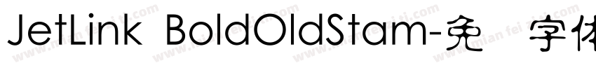 JetLink BoldOldStam字体转换